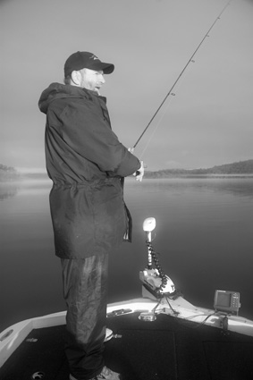 Plenty to look forward to: Anticipating an early morning fish on Wonboyn. 